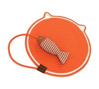 Cat Scratch Mat, Interactive Rug, Non Slip Carpet Protector, Sturdy Texture, Pet Exercise Pad, Claw Care Accessory, Furniture Saver, Entertainment Toy, Ideal for Kittens