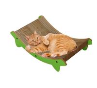Cat Scratch Pad, Cat Scratcher Bed, Scratching Board, Pet Supplies, Furniture Protector for Carpet Sofa Wall Couch Door Indoor Kitten Small Dogs Boredom Relief and Playtime, Green, Wood