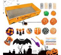 Cat Scratch Pad, Cat Scratching Pad Set of 27, Corrugated Cardboard Furniture Protector and Lounger for Appartment, Living Room, Bedroom, Garden, Patio, and Indoor-Use