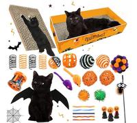 Cat Scratch Pad, Kitten Scratching, Set of 27 Corrugated Furniture Protector Lounger, Sturdy Scratch for Apartments, Living Room, Bedroom, Garden, Resting
