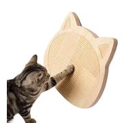 Cat Scratch Pad - Pine Wood, Kitten Wooden Claw Trimming Board,Cat Exercise Scratcher Pad for Indoor Home Bedroom Living Room Apartment Office