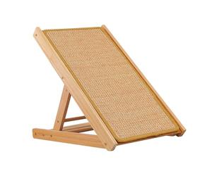 Cat Scratch Pad - Rampe de grattage multi-angle et planche de sisal, tapis à gratter de chat plat | de soins aux griffes écologiques avec base antidérapante pour chatons, protection des meuble