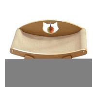 Cat Scratch Pad - Small Cat Scratching Board - Scratch Pad for Cats | Elevated Bed Lounger | Sisal Furniture Protector Puppy Bed Pet Supplies for Small Dogs Kitten Sleeping Play Enrichment Boredom