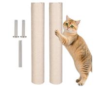 Cat Scratch Post - Sisal Scratch Post | Trous À Vis De 8 Mm Jouet Interactif | Corde Naturelle En Bois De Base Ongle Remplissage De Jouet Pour Animaux De Compagnie Pour L'entraînement Relaxation Jeu E