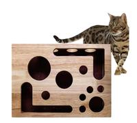 Cat Scratch Puzzle Enrichment Box, Cat Nail File Enrichment Box, Nail File Stress Free Alternative to Clippers and Grinders
