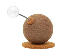 Cat Scratcher Ball - Cat Scratching Ball | Treat-Dispensing Balls | Sisal Balls, One-Piece Design, Durable Non-Shedding, Self-Entertaining, Toy for Indoor Cats