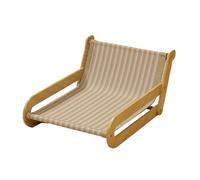 Cat Scratcher Bed - 62x42x29cm Large Sisal Scratching Board Couch, Wooden Cat Scratching Lounge Chair Bed Furniture Protector, for Kitten Indoor Rest Play Sleeping Living Room