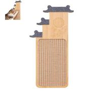 Cat Scratcher Board, adhésif sans Forage - Cat Scratching Climbing Pad Vertical, Bois Sisal Scratching Board, Carton Double usabilité, pour la Salle à Manger Mur, Balcon (1pcs)