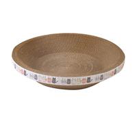 Cat Scratcher Bowl Bed - Cat Scratcher Box Bed, Carton Box Lit pour Chat | Bol à gratter pour chats d'intérieur, grattoir à chat ondulé pour chaton, jouet d'entraînement pour canapé, sol, rideaux