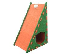 Cat Scratcher, Cat Scratch Board | Tampon à rayures en feutre triangulaire pour les chats,Tapis d'escalade sans glissement, semi-fermé, fournitures pour animaux de compagnie pour la vie en appartement