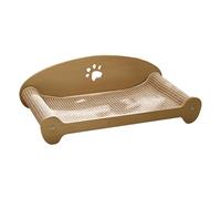 Cat Scratcher, Cat Scratching Pads, Scratcher Bed, Claw Maintenance Pad, Anti-Slip Cat Scratcher, Natural Sisal with Wooden Bas for Claw Maintenance, 61x33x12 Cm Ideal for Furniture Protection