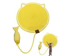 Cat Scratcher Mat, Cat Scratching Pads, Cat Toys Furniture Protector, Cotton Rope Cat Scratcher, Sturdy Scratching Pad, Cat Furniture Scratching Mat, Interactive Cat Scratcher, Safe Cat Scratching