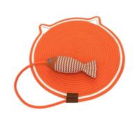 Cat Scratcher Mat | Cat Toys Furniture Protector Scratcher Carpet Cats Toys | Sturdy Scratching Pads | Scratching Mat Scratch Carpet Furniture Protector |Cotton Rope Cats Scratchers for Indoor C