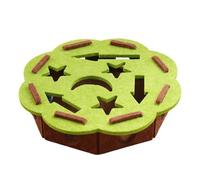 Cat Scratcher Nail File Box - Interactive Bell Ball Toy Unit, Kitten Grooming Nail Care Scratching Board, Indoor Couch Corner Carpet Protection Pad | Pet Comfort Play Training Accessory Item Home
