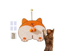 Cat Scratcher Pad, Cat Scratcher Mat,Tapis de broyage de Patte de Chat hangable Tapis Anti-Rayures - Sisal Pet Scratching Jouet pour Chambre, Porte, Salon, entrée
