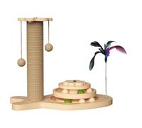 Cat Scratcher - Sturdy Scratching Sisal Scratcher Toy,Cat Scratch Post - for Indoor Outdoor Living Room Bedroom Yard Backyard Patio Balcony Garden Park