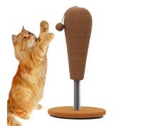 Cat Scratching Ball, Suction-Mounted Kitten Scratcher Exercise Toy, Fun Enrichment Accessory for Entertainment in Apartment, Living Room, Bedroom, Interactive Claw Care and Activity Play Ball