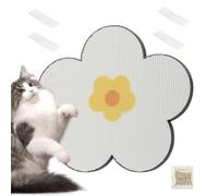 Cat Scratching Board - Cat Scratching Mat - Autocollant Flower-Shaped Pet Scratch Mat | Wall Furniture Protector Kitten Scratcher Board | Durable Pet Scratcher Pad for Home Sofa Couch Protection Décor