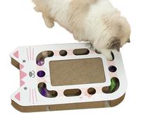 Cat Scratching Board, Cats Scratcher Pad, 17,32 x 11,02 x 1,97 pouces réutilisable ondulé Scratch Boards, Space-Saving Design, Pet Playroom Accessory for Home and Apartment Use