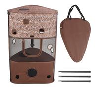 Cat Scratching Board House | 4 Season Breathable Pet Play House for Cats/Kittens | Triangular Structure, Easy Build & Store, Stable Cat Frame