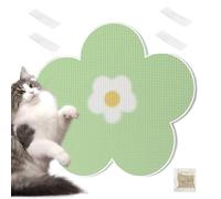 Cat Scratching Pad, Adhesive Cats Scratch Mat, Flower Shape Kitten Scratcher, Wall Furniture Protector, Pet Scratching Board, Easy to Install, Medium/Large, Ideal for Kittens
