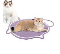 Cat Scratching Pad - Cardboard Round Cardboard Scratcher, mignon conception de l'oreille suspendue | Lit de jouets de chats multi-fonctionnalités pour chats intérieurs, salon de chaton, temps de jeu e