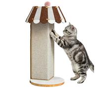 Cat Scratching Post 55cm - Tall Vertical Sisal Kitten Scratcher | Cat Scratcher Post | for Body Stretching Furniture Protection Indoor Living Room