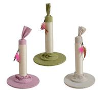 Cat Scratching Post, Cat Post, Cat Scratcher Post, Tall Cat Scratcher, Indoor Cats Scratcher, Candy Design Scratcher, Fabric Covered Base, Sturdy Cats Scratchers, Scratch Pole for Cats