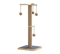 Cat Scratching Post | Interactive Toys, Ball, Tree, Wall | Tall Cat Scratcher Post Scratching Tower BoredomTrainingStimulationPetSuppliesfor IndoorKitten WallCouch MatCarpet