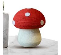 Cat Scratching Post, Mushroom Pet Climber, Interactive Play Toy, Anti Boredom Design Portable Structure Small Size for Indoor Outdoor Fun, 11.02x13.39 inches