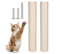 Cat Scratching Post | Sisal Cat Scratcher, 8 mm Screw Holes Nail Filing Toy for Breed Kitten Puppy Relaxation Climbing Training