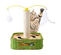Cat Scratching Post, Sisal Cat Scratching Tower, Kitten Interactive Toy for Claw Maintenance, Indoor Exercise Entertainment Supplies, Vertical Groomer for Adult Cats, and Pet Enrichment