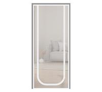 Cat Screen Door - Mesh Gate with Zipper, Escape Proof Closure, Pet Safety Barrier, Bedroom Kitchen Patio, Balcony Doorway Protector, Mesh Screen Keep Pets in