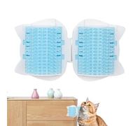 Cat Self Groomer, Massage Brush Tool, 5x3 Inches Grooming Aid with Soft Build, Dematting Gear with Secure Mount, Creative Brush with Modern Design, Indoor Accessory for Kitten and Puppy