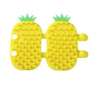 Cat Self Groomer, Pineapple Corner Scratcher Brush, Adjustable Silicone Massage Comb, Fun Cheek Rubbing Design, Made With Safe Silicone Material, 5.63 * 4.06inches