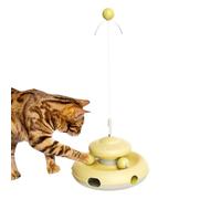 Cat Self-pleasure Toys, Multipurpose Interactive Cat Toy | Non-Slip Track Ball Teaser for Fun Play and Exercise | Polyvalent Pet Toy for Entertainment and Relaxation