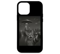 Cat Selfie With Alien UFO Shirt Philadelphia UFO Invasion Coque pour iPhone 12 mini