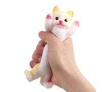 Cat Shape Stress Toy - Cute Stress Relief Fidget, Soft Material , Rebound Design Sensory Play, Desk Activity Tool, -Free Toy for Adults Kids Work Study, Sensory Activity Accessory,