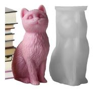 Cat Silicone Mold - Flexible for Resin, Soap, Candle Making, DIY Craftings, Handmade Chocolate and Wax, Epoxy Art Supplies, Creative Desk Home Decor | with Durable Non-Stick Material Easy Crafting