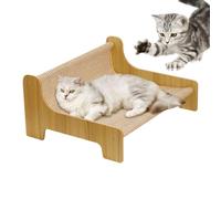 Cat Sisal Lounger - 2 in 1 Sisal Cat Scratcher and Bed, Horizontal Design | Pet Supplies for Living Room Balcony Patio Furniture Protector, Training Toy for Cats, and Comfortable