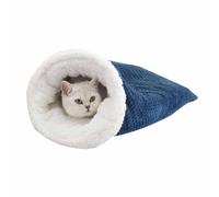 Cat Sleeping Bag, Cat Winter Sleeping Bag, Soft Plush Large Cat Sack Self Warm Cat Bed for Winter Cosy Cat Bed Cave, Cat Bed Cave, Pet Mat Warming Pad Sack for Indoor Cats for Small Dogs (1PCS)