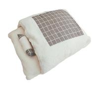 Cat Sleeping Bag For Indoor Use, Removable Cat Sleeping Bag, Warm Pet Bed Fleece Soft Washable Cat Beds Sack Blanket Mat Cozy Comfort Stylish And Practical Restful Slumber For Winter For Indoor Cats