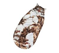 Cat Sleeping Bag Sack - 175x80cm Warm Washable Envelope, Large Pet Sleep Pouch | Comfortable Feline Resting Bed Design, Portable Outdoor Backpacking Survival Travel Solution for Home Apartment Us