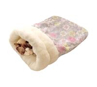 Cat Sleeping Bag, Soft Plush Pet Sleeping Bag, Warm Cat Sack Bed, Kitten and Puppy Sleeping Bag, Plush Cat Bed Cave, Cozy Cat Sleeping Sack, Fleece Pet Bed for Cats, Snuggle Sleeping Bag for Pets