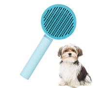 Cat Slicker Brush Peigl, Brush Cat pour la perte,de chiot de Brosse de peigne de peigne - Petit outil de toilettage de masseur de manteau de chat moyen moyen portable pour voyager