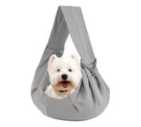 Cat Sling Carrier, Reversible Cat Bag, Cat Carrying Bag, Cat Carrier Bag Comfortable Widen Shoulder Strap, Hands Reversible Pet Papoose Bag, Easy to Use, Portable for Cats and Puppy