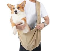 Cat Sling Carrier, Reversible Puppy Carry Pouch, Cat Carrying Bag, Dog Pack, Puppy Chest Purse with Pocket, Comfortable Polyester, Small Dogs, Cats, Hands, Convenient, 250g