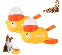 Cat Slot Machine Treat Dispenser, Duck Feeder Puzzle Toy for Dogs & Cats, Dog Slot Machine Treat Dispenser, Interactive Slow Feeder Toy (2pcs)