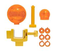 Cat Slow Feeder - 22.5x13x21cm, Interactive Treat Toy Rotating Food Dispenser with Adjustable Clamp Pet Feeder Educational Feeding Toy for Indoor Cats Daily Feeding Play Training