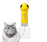 Cat Soap Dispenser, Pet Shampoo Foamer, Dog Bath Soap Pump, Automatic Foam Function, Ergonomic -Hand Design, Home Bathing Use, 9.84x3.15 inches, Yellow, 1 Piece
